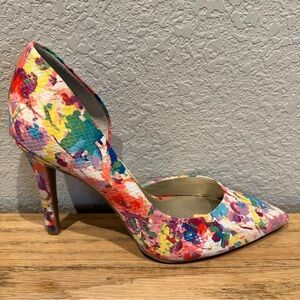 A New Approach Ana Floral Multicolor Pumps Size 9.5‎